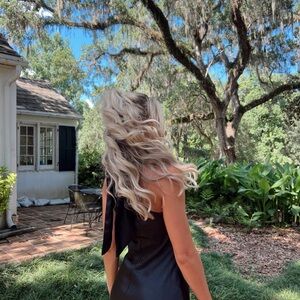 Elegant Black Bridesmaid Dress